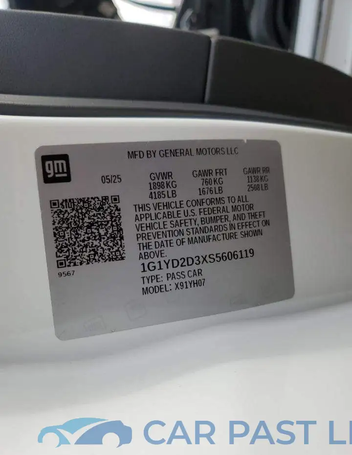 1G1YD2D3XS5606119# 13