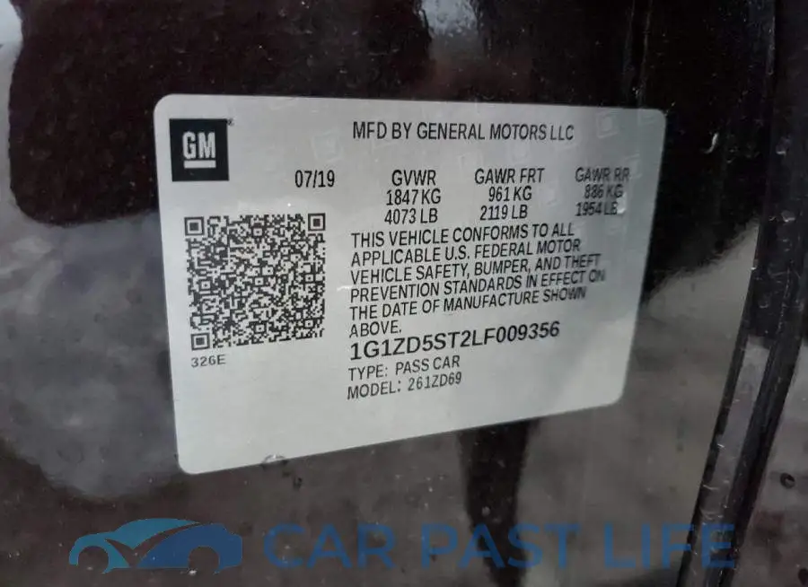 1G1ZD5ST2LF009356# 12