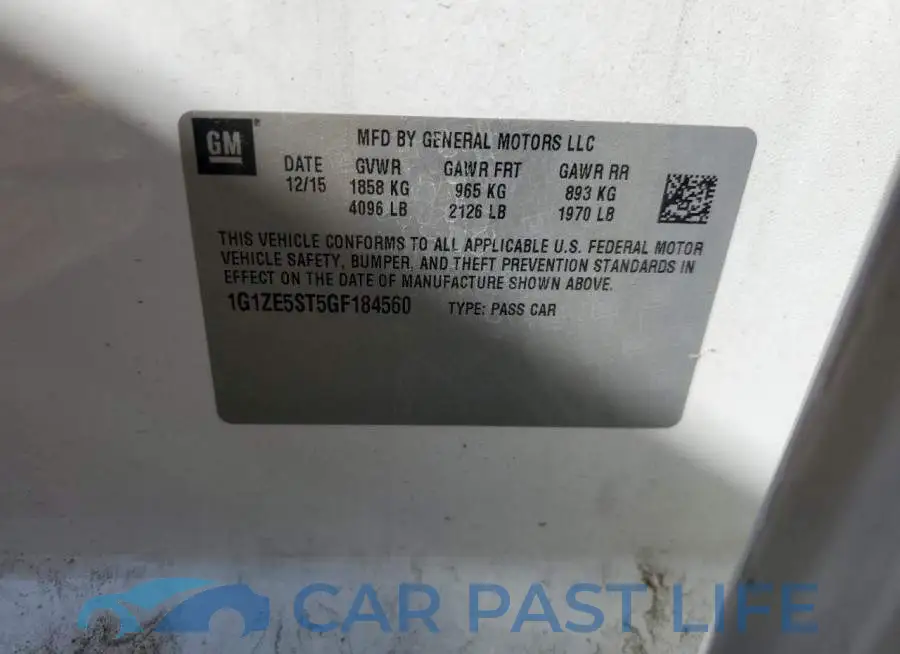 1G1ZE5ST5GF184560# 12