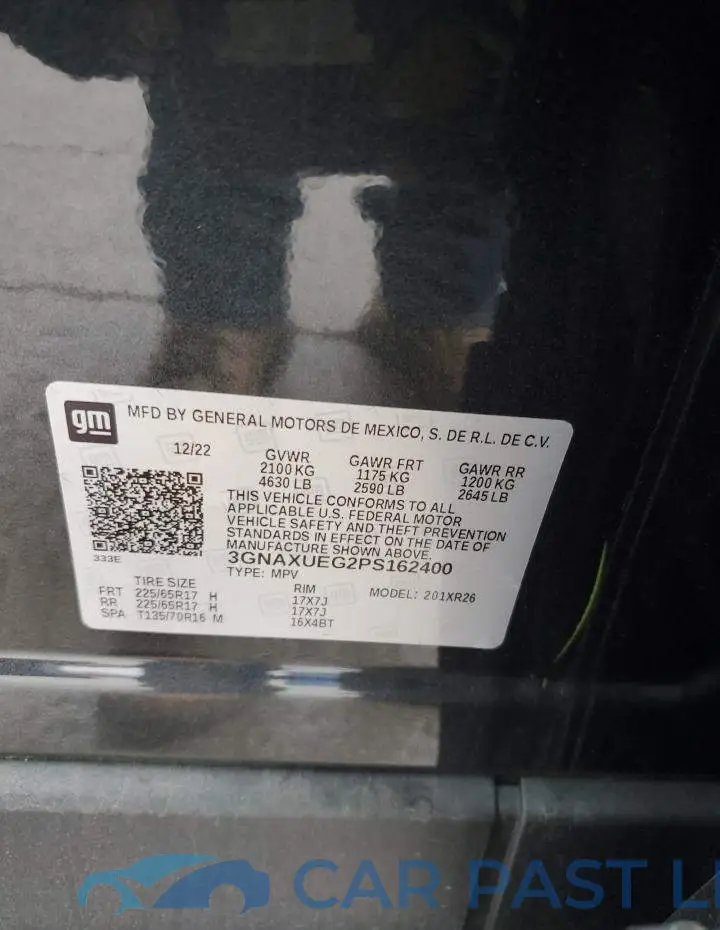 3GNAXUEG2PS162400# 13