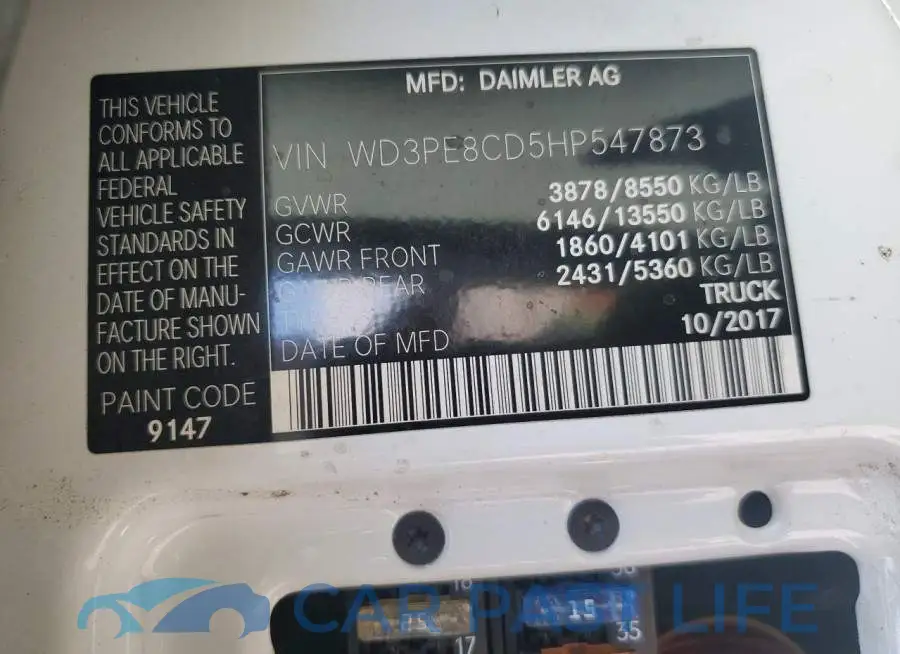 WD3PE8CD5HP547873# 13