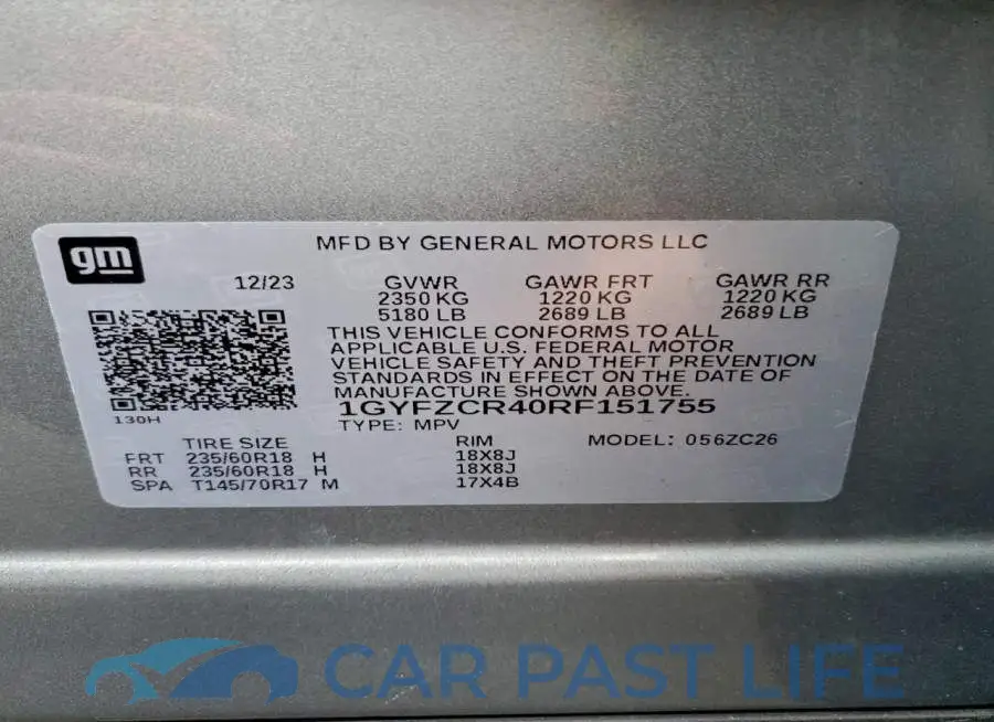 1GYFZCR40RF151755# 13