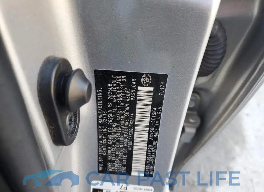 4T1BF1FKXGU582774# 12