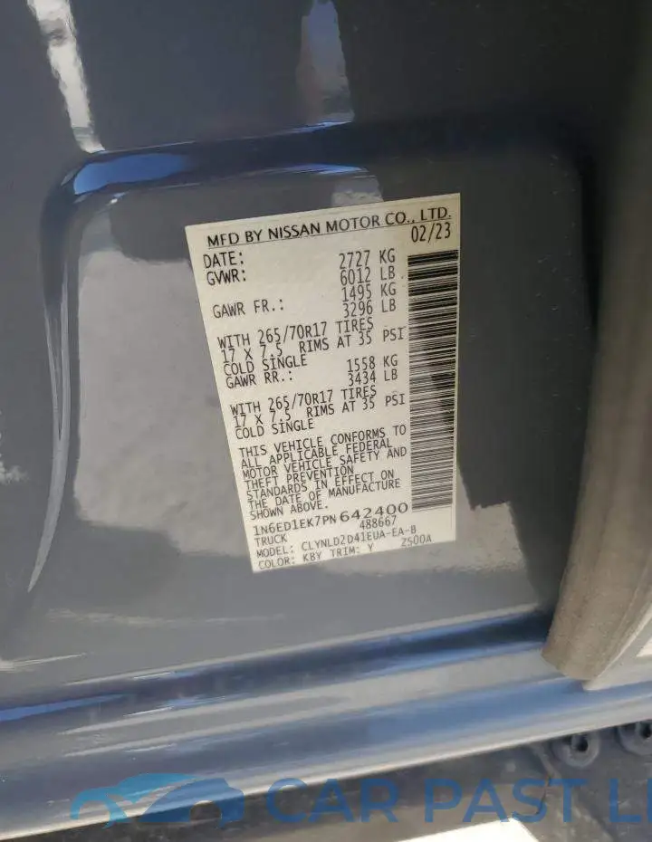1N6ED1EK7PN642400# 12