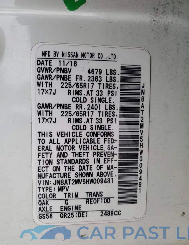 JN8AT2MV5HW009481# 14