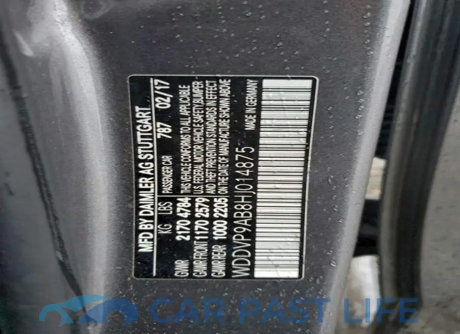 WDDVP9AB8HJ014875# 13