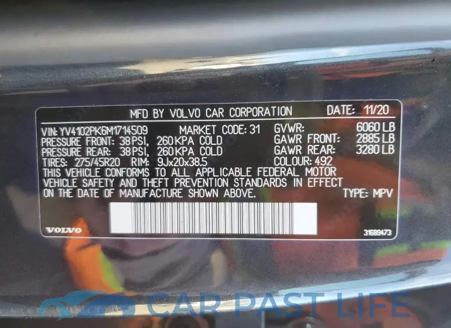 YV4102PK6M1714509# 13