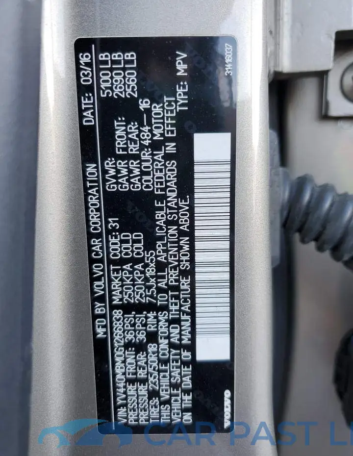 YV440MBM0G1266838# 13
