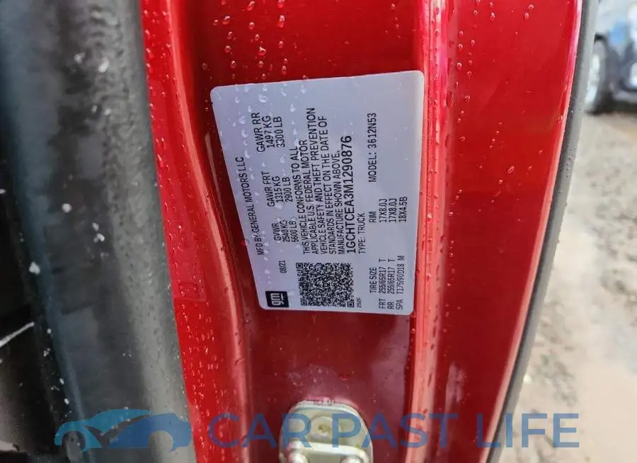 1GCHTCEA3M1290876# 12