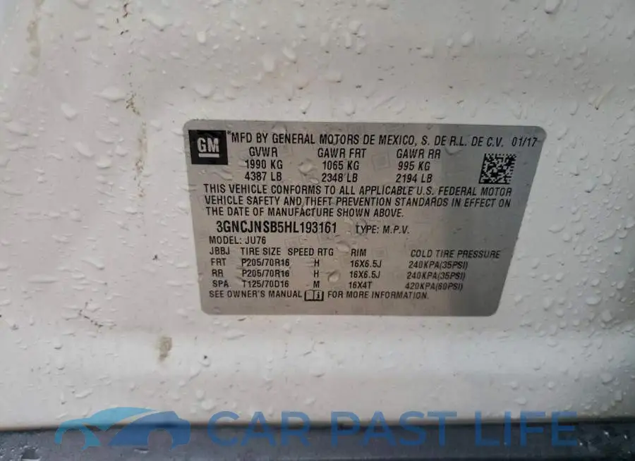 3GNCJNSB5HL193161# 13