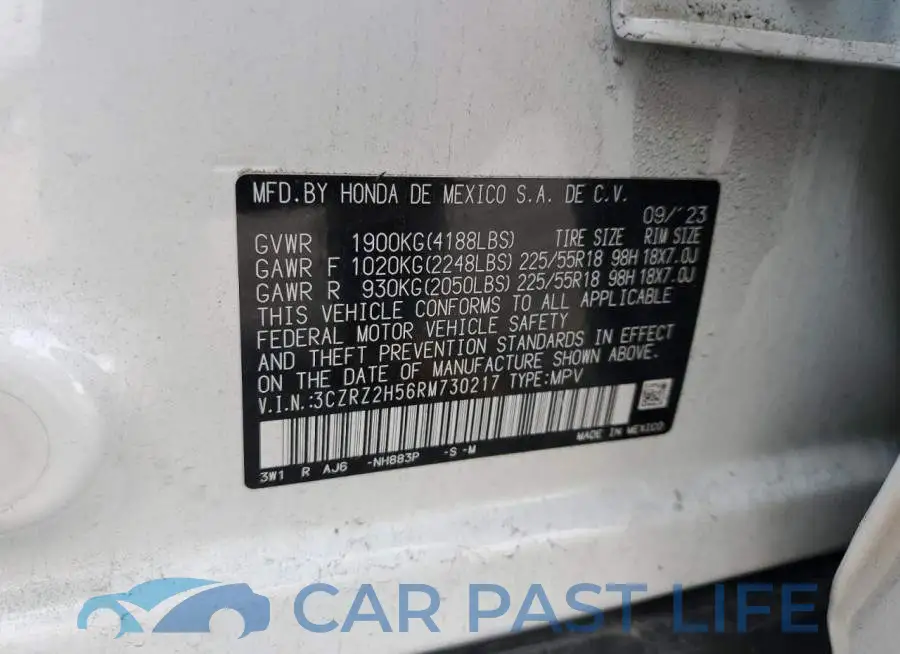 3CZRZ2H56RM730217# 13