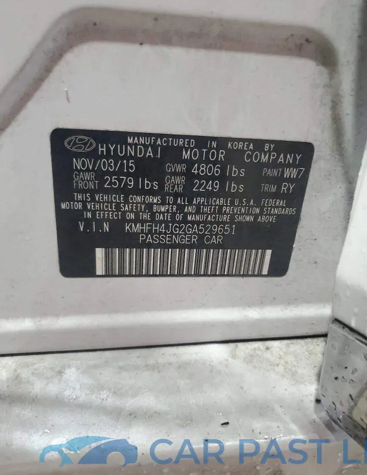 KMHFH4JG2GA529651# 13