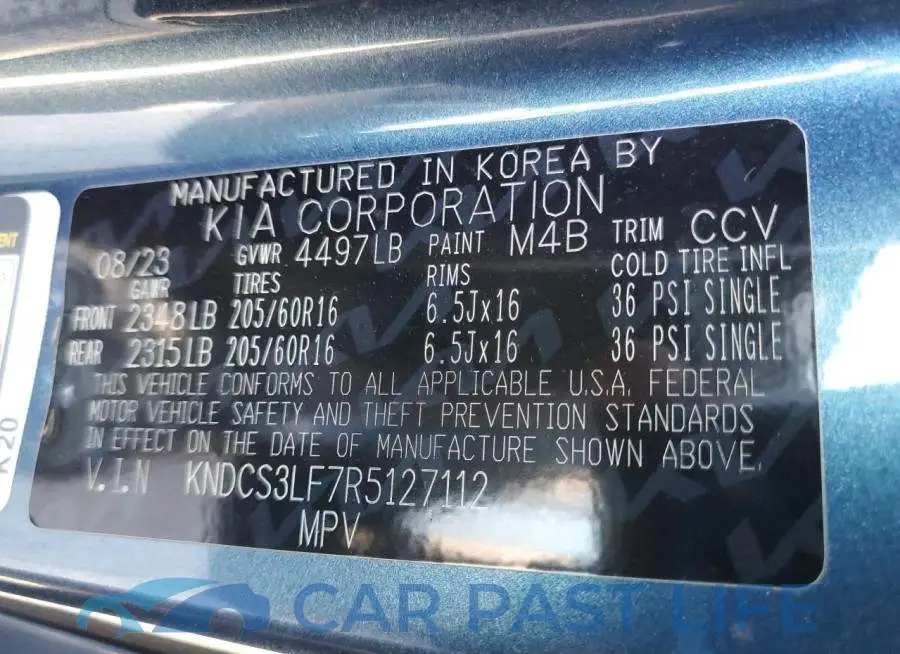 KNDCS3LF7R5127112# 13