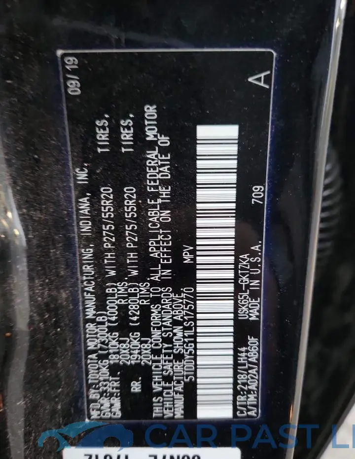 5TDDY5G11LS175770# 14