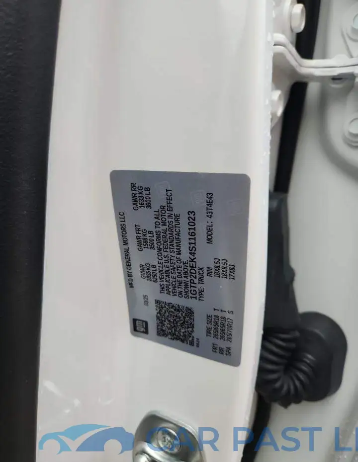 1GTP2DEK4S1161023# 12