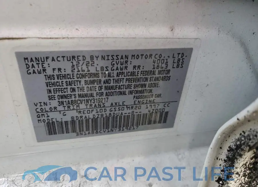 3N1AB8CV1NY319217# 12