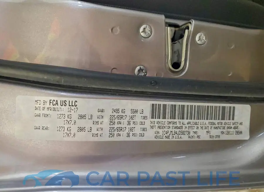 1C4PJMLB4JD582730# 13