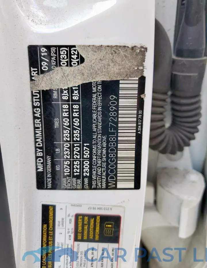 WDC0G8DB8LF728909# 13