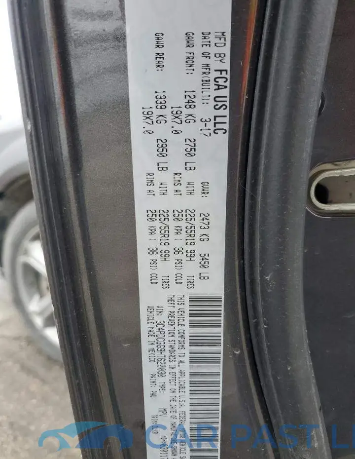 3C4PDCGG9HT620030# 13