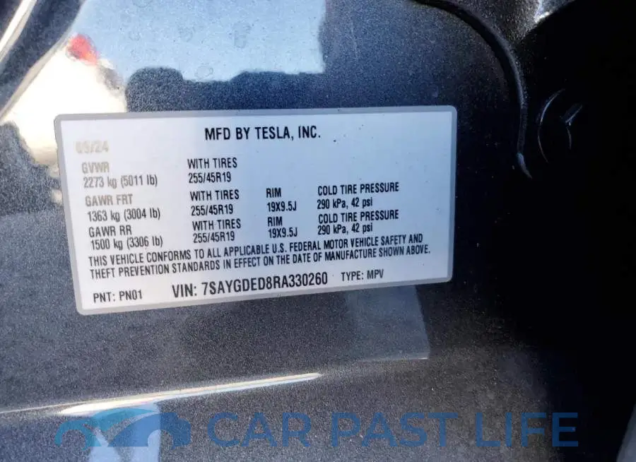 7SAYGDED8RA330260# 12