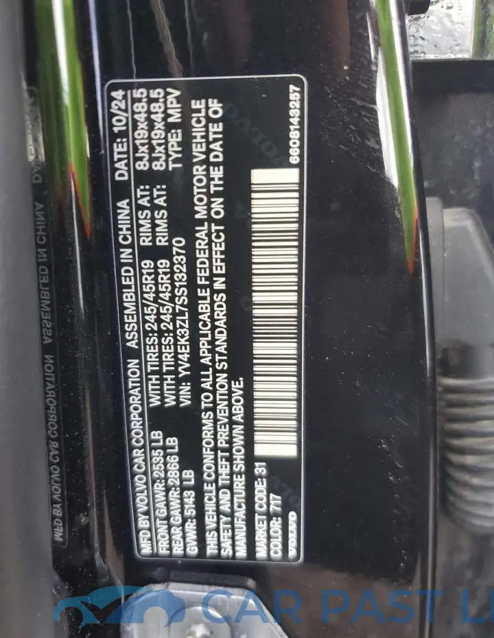 YV4EK3ZL7SS132370# 13