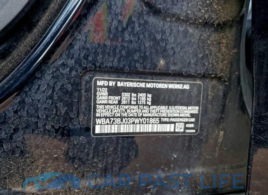 WBA73BJ03PWY01865# 12