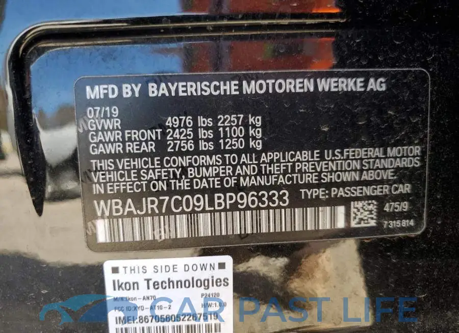 WBAJR7C09LBP96333# 12