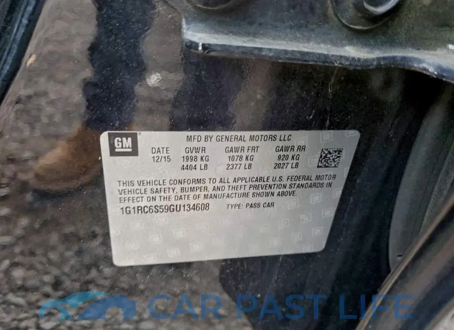 1G1RC6S59GU134608# 12