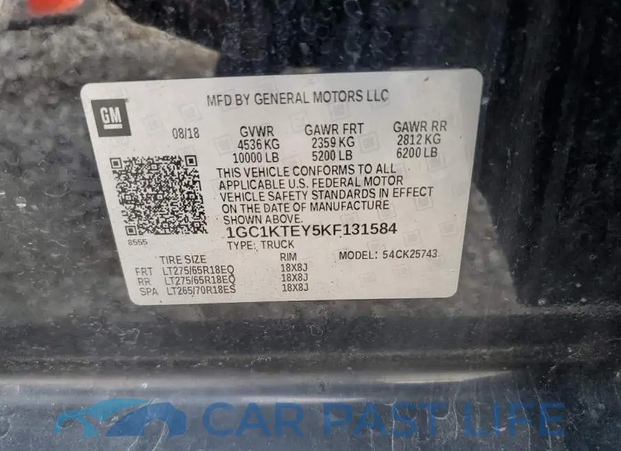 1GC1KTEY5KF131584# 12