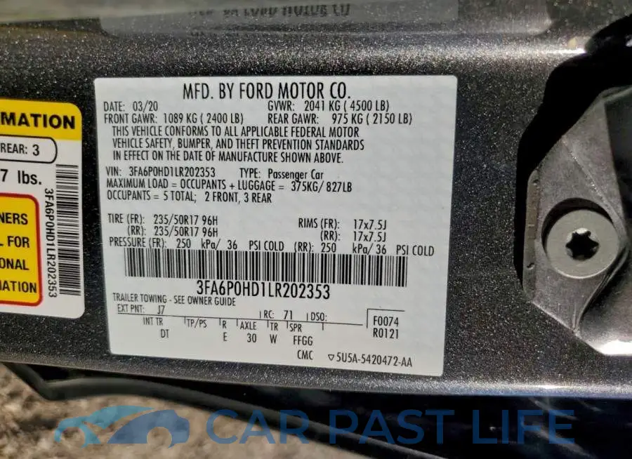3FA6P0HD1LR202353# 12