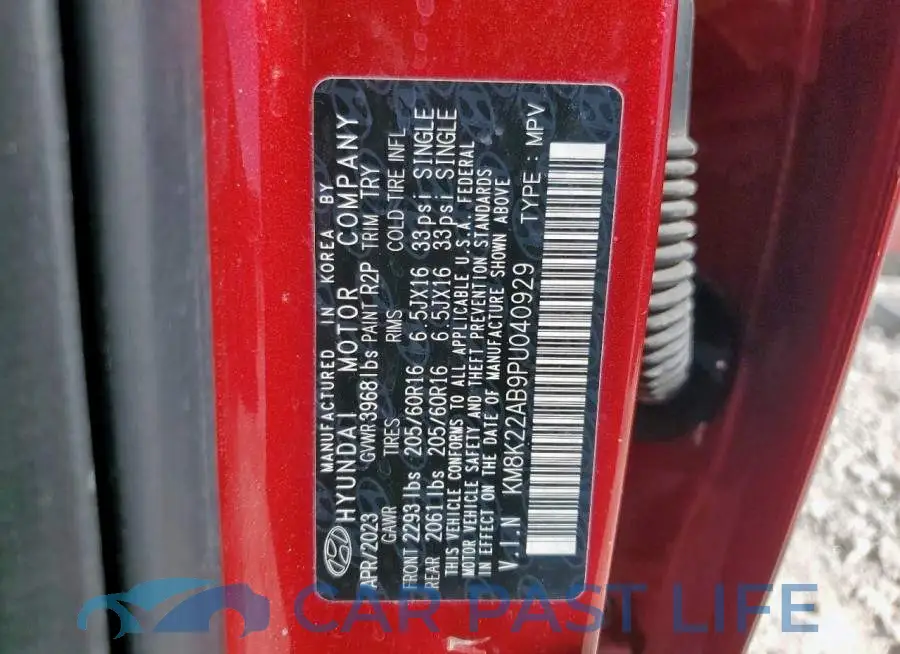 KM8K22AB9PU040929# 14
