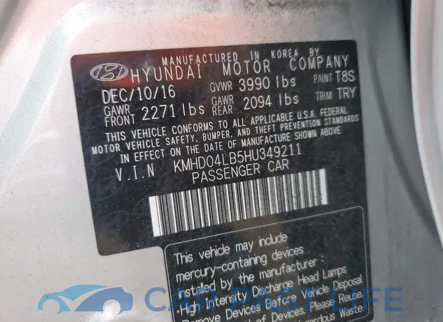 KMHD04LB5HU349211# 12