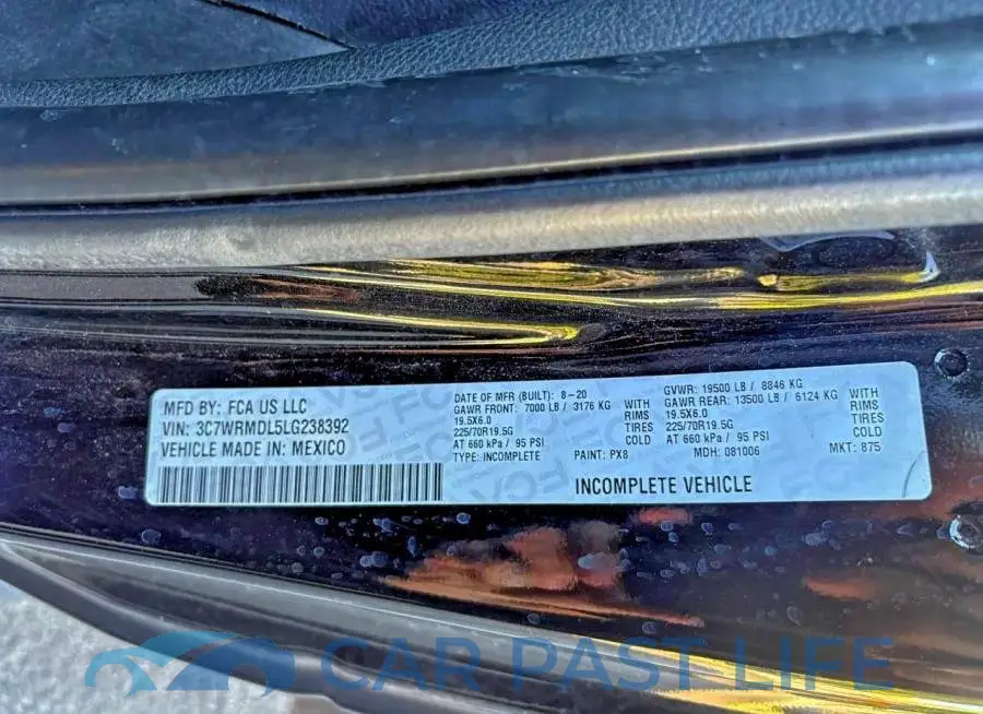 3C7WRMDL5LG238392# 10