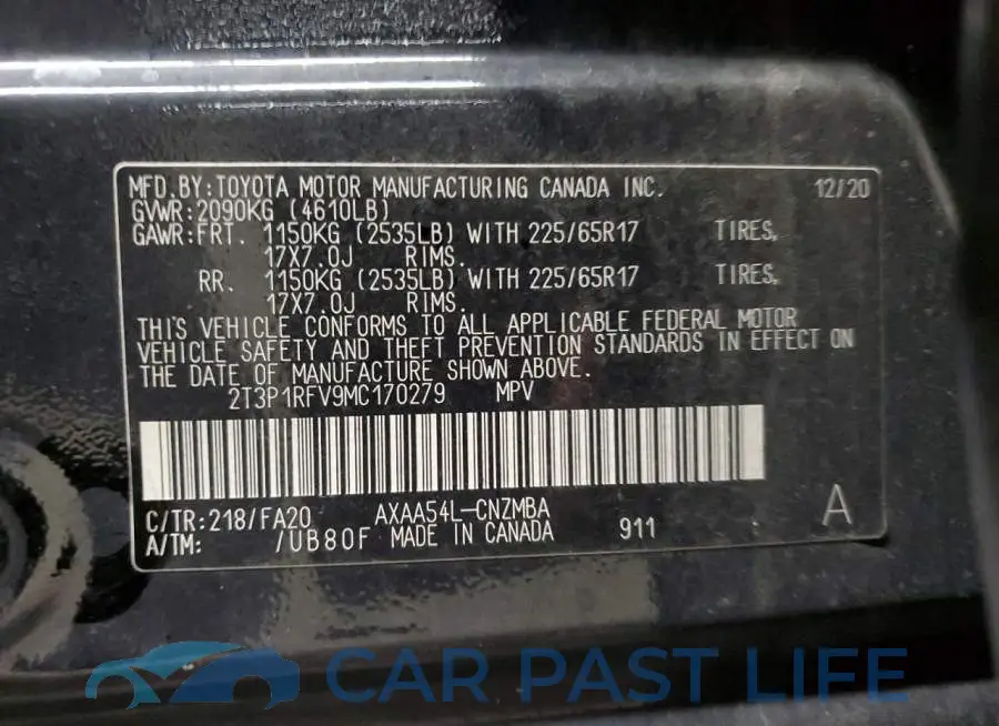 2T3P1RFV9MC170279# 13