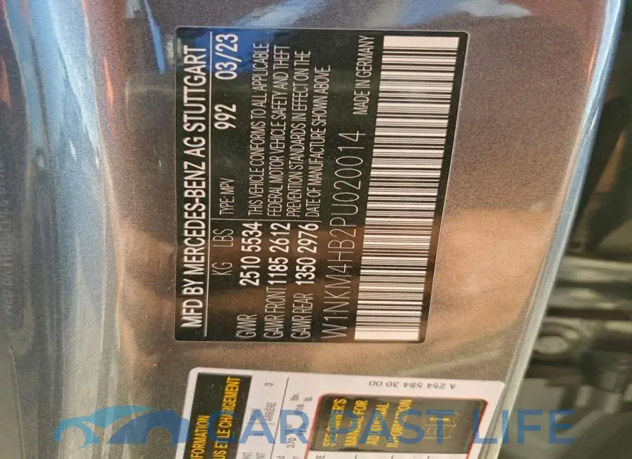 W1NKM4HB2PU020014# 14