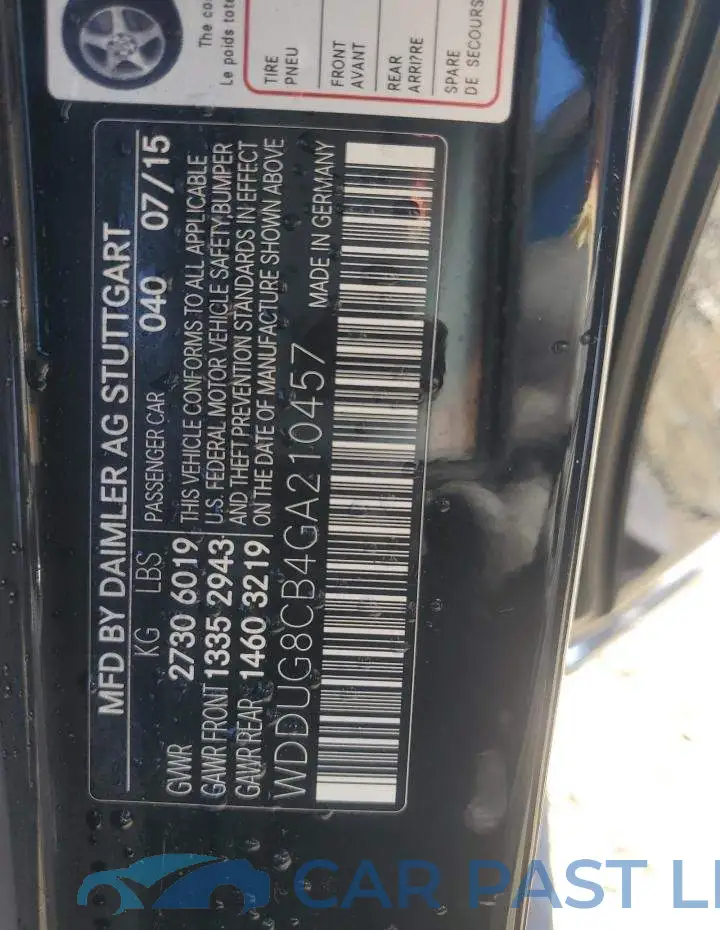 WDDUG8CB4GA210457# 12