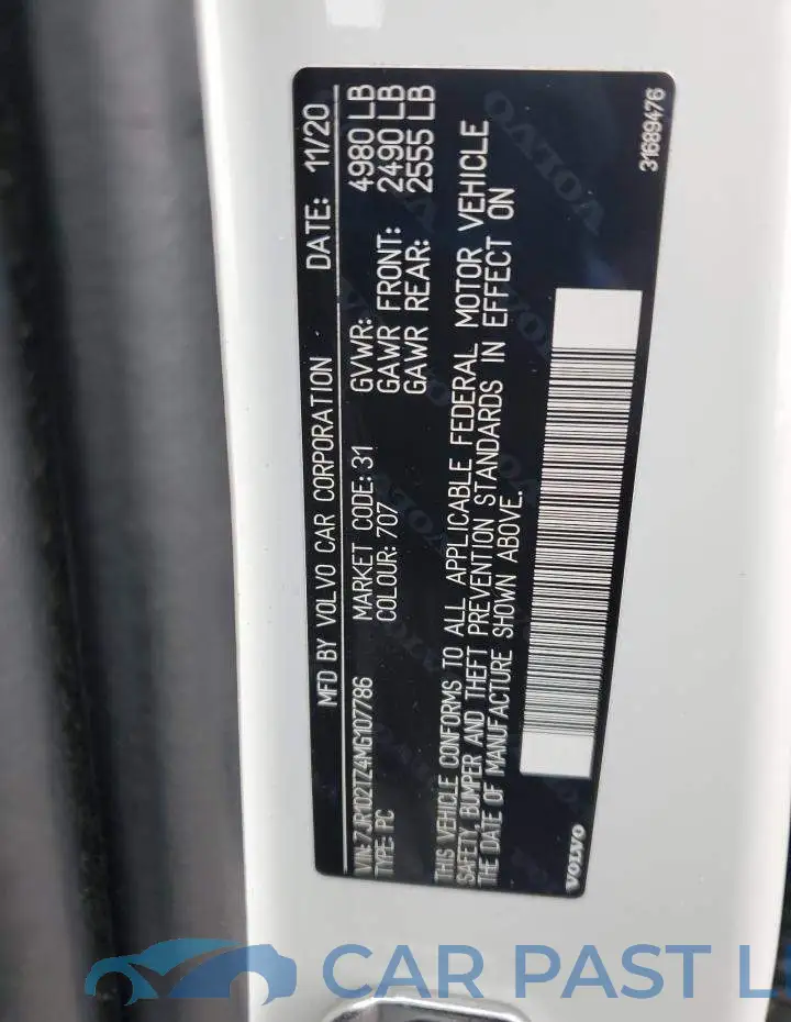 7JR102TZ4MG107786# 12
