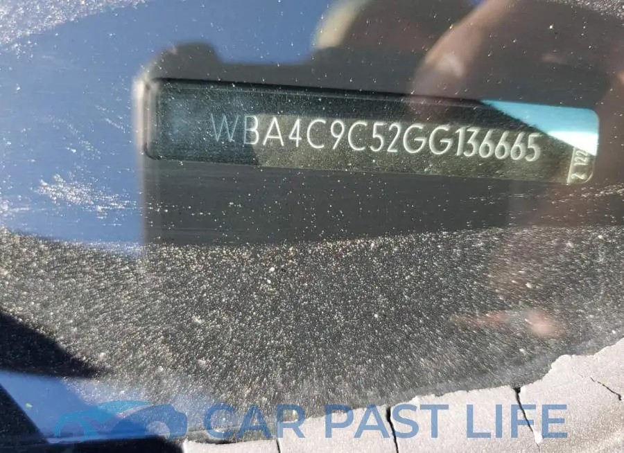 WBA4C9C52GG136665# 12