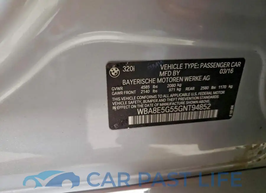 WBA8E5G55GNT94852# 12