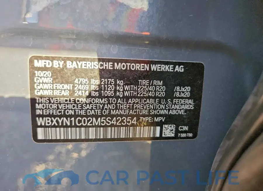 WBXYN1C02M5S42354# 13