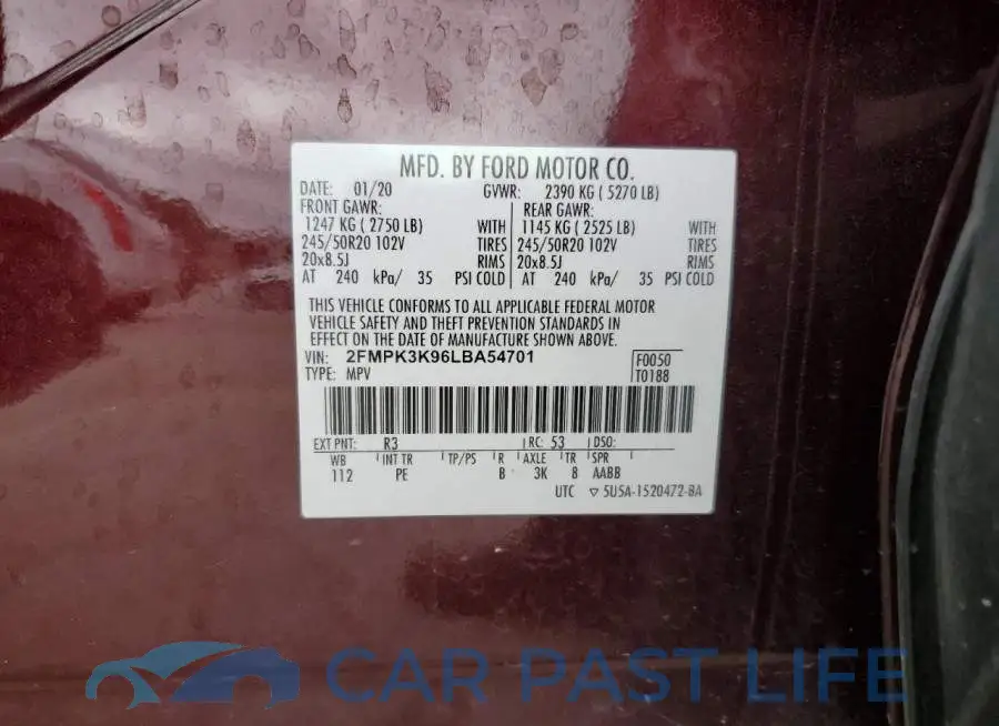 2FMPK3K96LBA54701# 12
