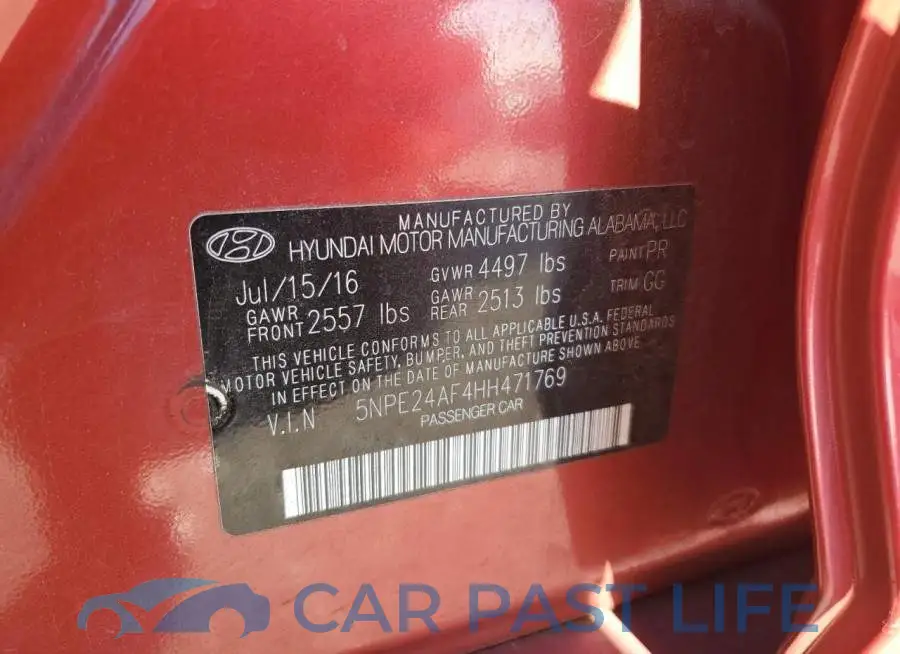 5NPE24AF4HH471769# 12