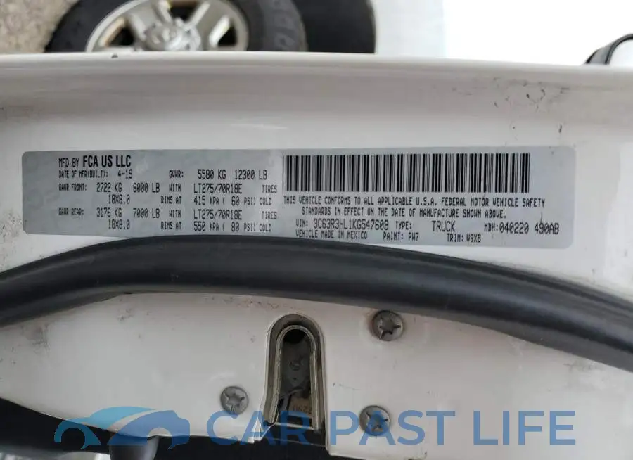 3C63R3HL1KG547609# 13