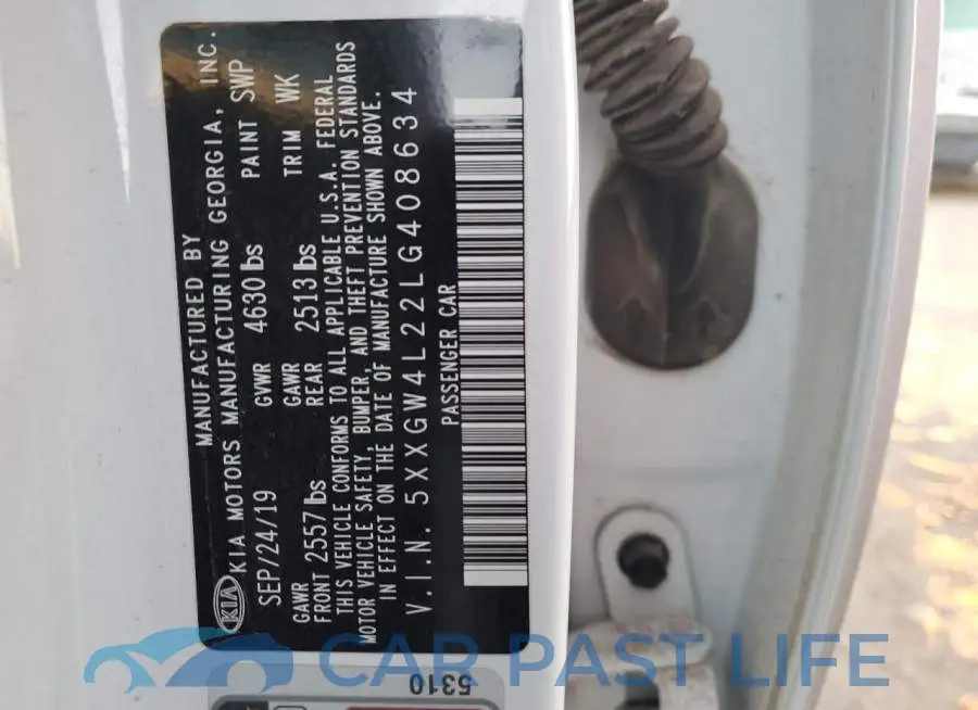 5XXGW4L22LG408634# 13