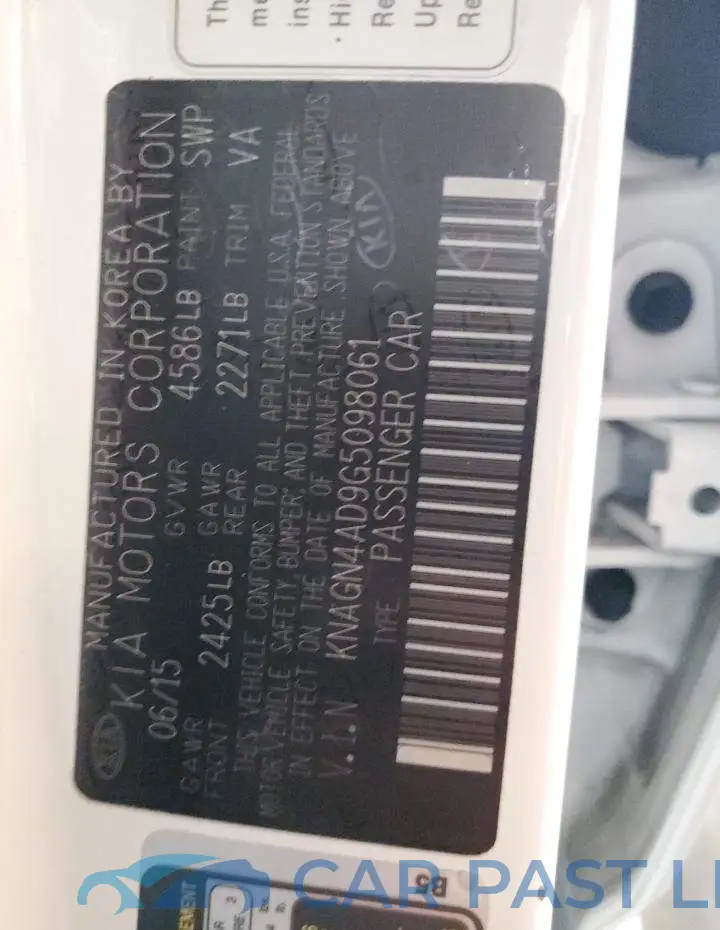 KNAGN4AD9G5098061# 12