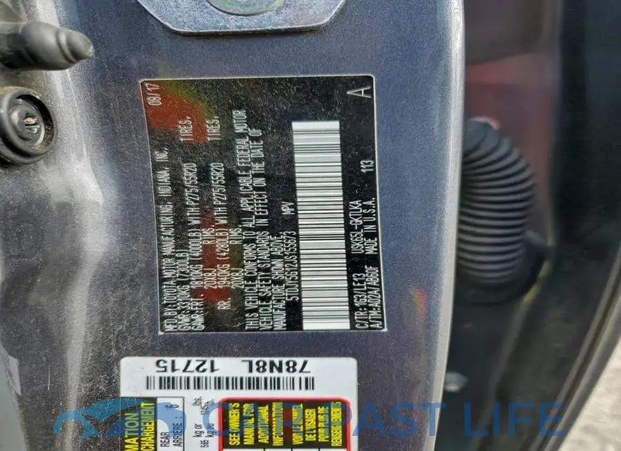 5TDJY5G12JS155673# 13