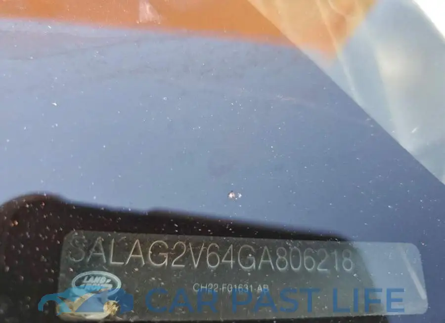 SALAG2V64GA806218# 13