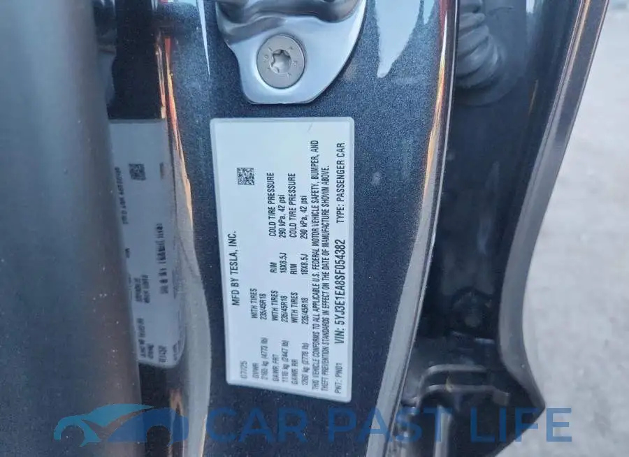 5YJ3E1EA8SF054382# 12
