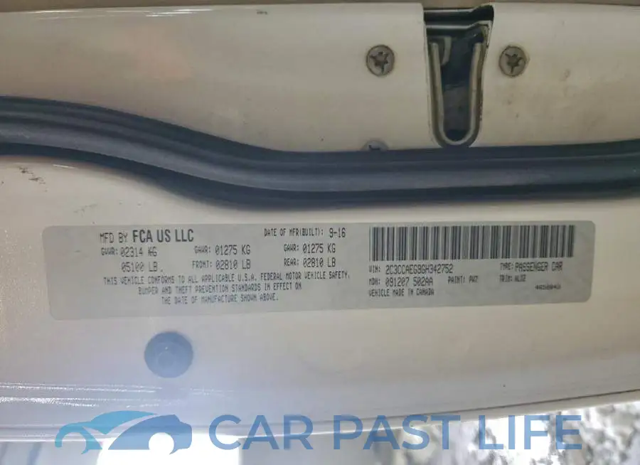 2C3CCAEG9GH342752# 12