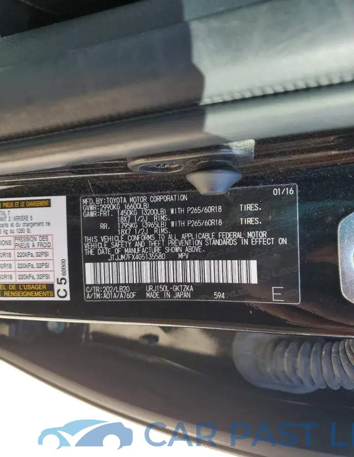 JTJJM7FX4G5135580# 12